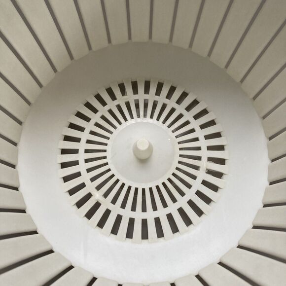 Vintage Hoan Salad Lettuce Spinner Strainer Dryer Beige Clear Plastic USA Made - Picture 9 of 14